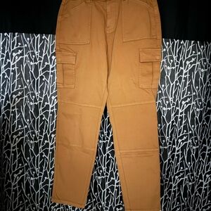 Natural Reflections Tan Straight Leg Pants